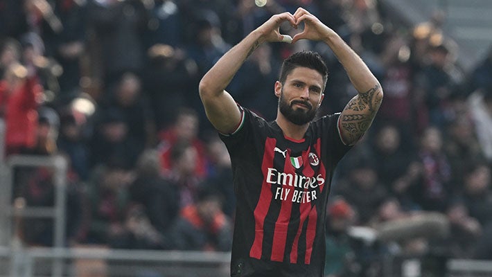 AC Milan odnawia 36-letniego Oliviera Giroud, aby pozostał w początkowej jedenastce